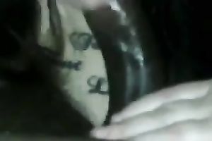 White cheap floozy provided my friend's dark rigid penis with a solid fellatio