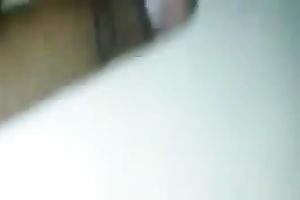 White cheap floozy provided my friend's dark rigid penis with a solid fellatio