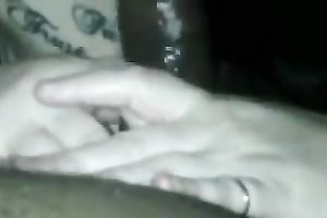 White cheap floozy provided my friend's dark rigid penis with a solid fellatio