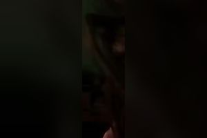 My rapacious black-haired seductress blows my giant schlong