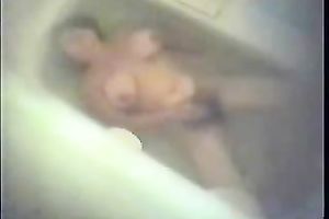 Huge breasted dilettante mother I'd like to fuck takes a hawt baths and masturbates