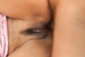 Riding big dark ramrod whilst this babe sucks thick and lengthy weenie