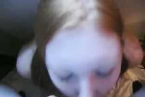 Lascivious red-haired fairy oral stimulation copulates my slender dick in pov