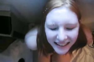Lascivious red-haired fairy oral stimulation copulates my slender dick in pov