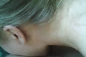 Lusty light haired chick gave my buddy a deepthroat oral job and got nailed