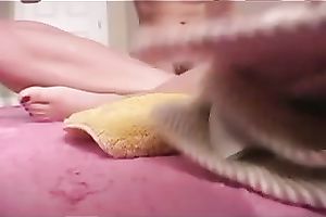 Outrageously constricted hawt non-professional sweetheart on web camera nude