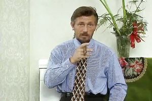 Two elegant white European milfs on the bed with their studs