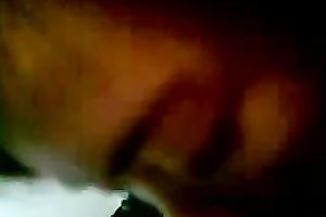 Sucking a miniature unshaved rod of my Chinese boyfriend in ottoman