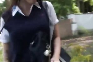 Lusty playful and naughty brunette hair hottie overspread her pussy with cock juice