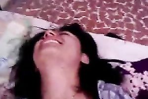 Amateur latina brunette hair in missionary style POV sex vid