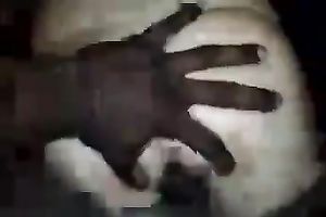 Big dark wang stretches my cunt lips so I groan like filthy bitch