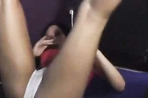 Rich breasted filthy dark brown mother I'd like to fuck with likewise tanned body masturbated