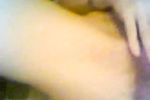 My naughty girlfriend send me this solo masturbation sex movie scene final night