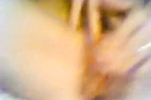 My naughty girlfriend send me this solo masturbation sex movie scene final night