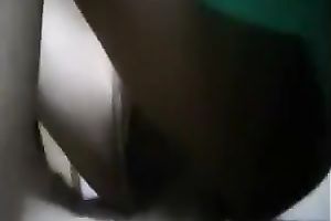 Horny dark brown enjoys engulfing and riding my overweight knob in POV movie