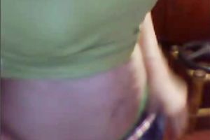 Mature Asian woman shows off her teats and touches her punani