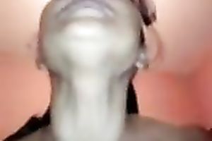 She feels great riding on top of my brown cock on POV clip