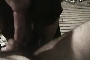 Stunning POV with me working on my lover's hard 10-Pounder