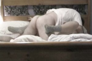 Hairy fellow drills beautiful blonde head Jamie Angie's love tunnel missionary