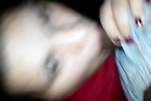 Hungry legal age teenager floozy craves to feel sticky cum on her face