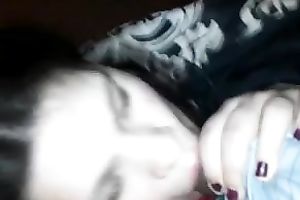 Hungry legal age teenager floozy craves to feel sticky cum on her face