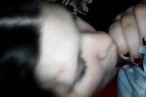 Hungry legal age teenager floozy craves to feel sticky cum on her face