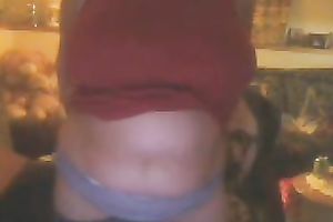 Short haired auburn web camera older white lady naked her indeed giant love melons