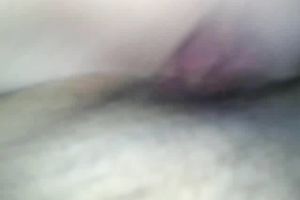 Voluptuous pale skin doxy receives her pink overweight love tunnel nailed missionary style