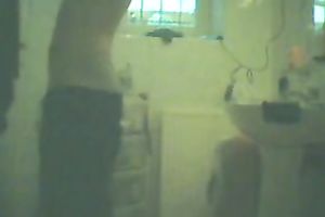 My superlatively good friend's girlfriend secretly being taped during the time that this babe is dressing