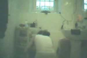 My superlatively good friend's girlfriend secretly being taped during the time that this babe is dressing