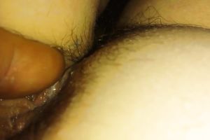 Check out my ally tickling quite unshaved anus of his dirty-minded wifey