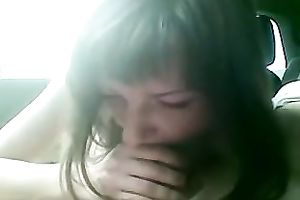 All natural ex-girlfriend of my buddy greedily sucked his corpulent prick