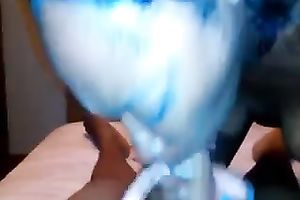 Lusty black skinned blowlerina closed her eyes during the time that giving a ideal blowjob