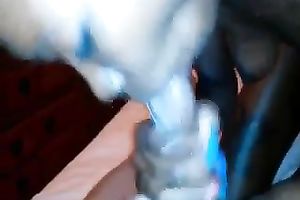 Lusty black skinned blowlerina closed her eyes during the time that giving a ideal blowjob