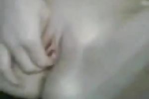 Webcam solo with my ex GF fingering her smooth slit