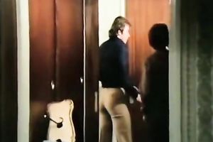 Adorable golden-haired sweetie gives amazing head to her stud