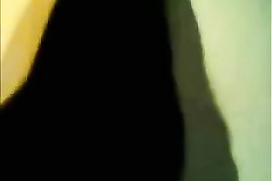 Filming my cute slender Sri Lankan coed GF taking shower