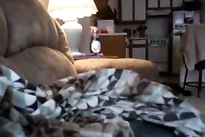 Big boobed ally masturbating passionately in front of camera