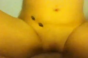 Amateur short haired brunette hair MILFie slutwife got nailed missionary style