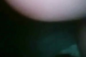 Amazing non-professional POV anal sex movie scene with white sex junkie