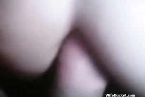 Amazing non-professional POV anal sex movie scene with white sex junkie