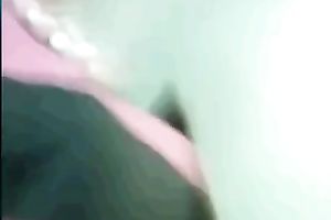 Brazilian dilettante obese housewife flashed and tickled her slit a bit