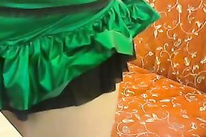 Appetizing large bottomed cam chick flashed her worthy taut milk sacks