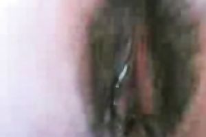 Chubby Desi whore on the cold floor shows shaggy vagina