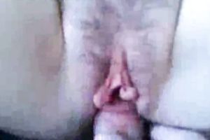 Adorable white a-hole of a excited girlfriend romping on a weenie