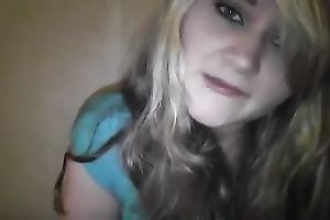 Blond haired charming livecam housewife had a purpler marital-device to pet her juicy snatch