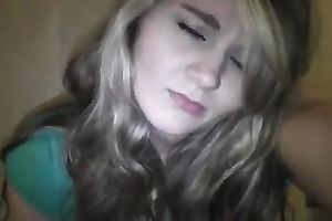 Blond haired charming livecam housewife had a purpler marital-device to pet her juicy snatch