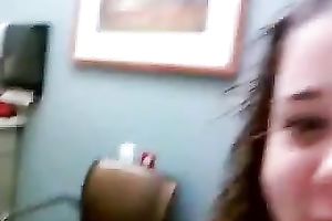 Curly-haired white bitch sucked my dark cock like a pro