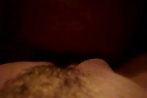 My extremely kinky hubby tongue kisses my plump pussy