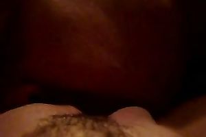 My extremely kinky hubby tongue kisses my plump pussy